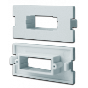 Modular insert for SC adapter for LAN-MB box, white